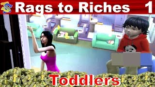 The Sims 4 Let's Play Rags to Riches Toddlers EP1