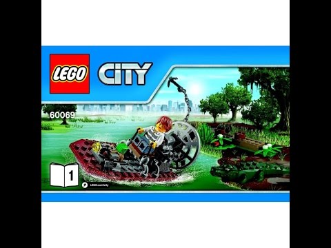 LEGO Swamp Police Station Set 60069 Instructions