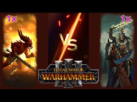 Can Grail Guardians Beat Exalted Bloodletters of Khorne in Total War: Warhammer 3?