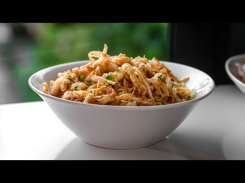 Spicy Nepalese Cabbage Salad (Banda ko Achar) - Vegan & Easy Recipe
