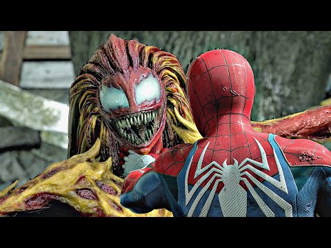 Spider-Man 2 Venom MJ Scream Boss Fight Vs Spider-Man Scene (2023) PS5 4K 60FPS