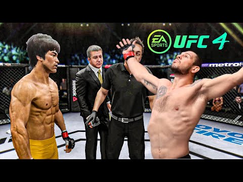 Bruce Lee vs Nikita Krylov   EA Sports UFC 4   Epic Fight 🔥🐲