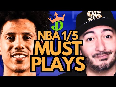 NBA DFS Monday 1/5 (DraftKings NBA MUST PLAYS) | NBA DFS Picks