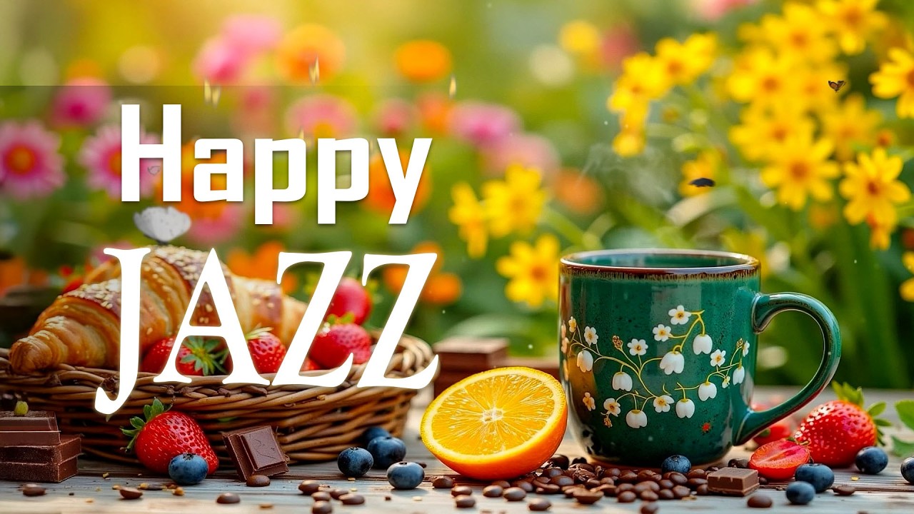 Happy April Morning Jazz ~ Delicate Spring Coffee Jazz & Bossa Nova Instrumental for Good Vibes