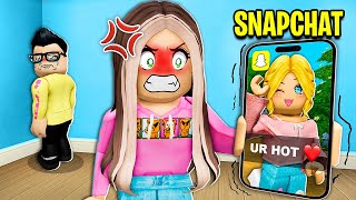 I Caught My Son DATING On SNAPCHAT! (Roblox)