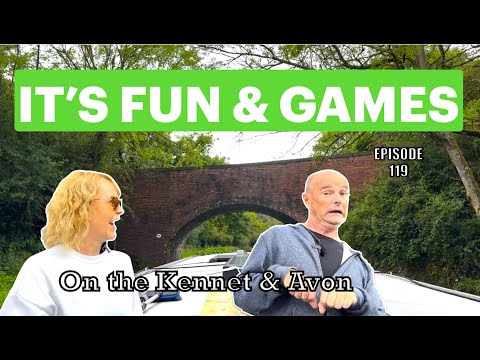FUN & Games & the K&A on our Wide Beam Boat | 119