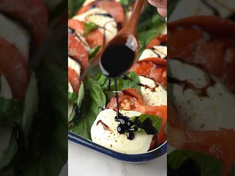 Valentine's Day Dinner Idea | Caprese (Tomato + Mozzarella)