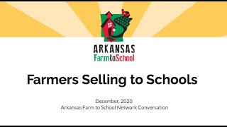 Farmers Selling to Schools