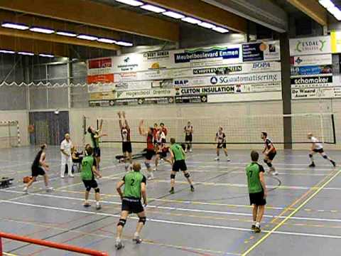 wedstrijd Emmen 95 heren 1-DAC  21 November 2009