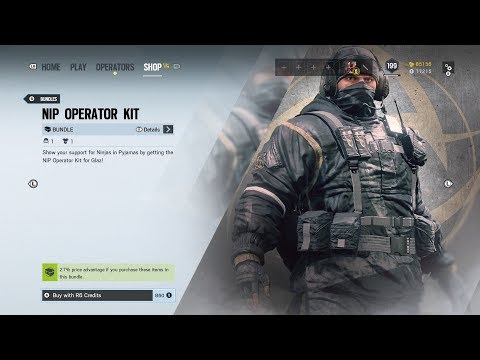 Ninjas in Pyjamas Operator Kit - Rainbow Six Siege