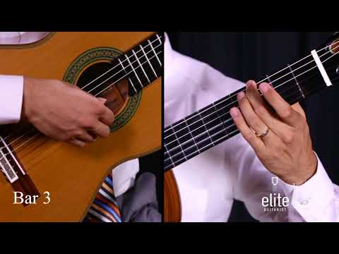 Learn Study Opus 35 No. 17 by Fernando Sor (Segovia 6) - EliteGuitarist.com Tutorial Part 1/3