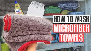 Proper Way to Wash Microfiber Towels