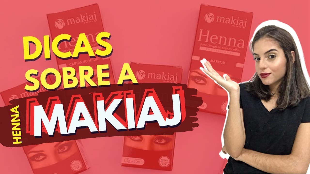 HENNA MAKIAJ É BOA | Henna Makiaj Barata e fácil de usar.
