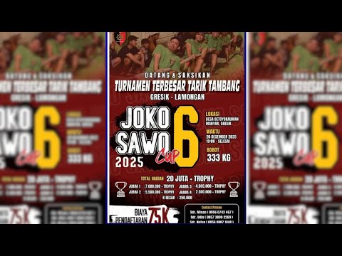 Live Turnamen Tarik Tambang Joko Sawo CUP VI Betoyo Kauman