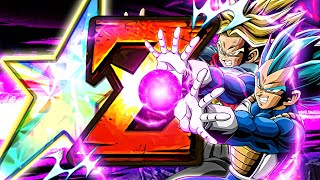 AMAZING EZA!!! 100% EZA LR INT VEGETA & TRUNKS!! (DBZ: Dokkan Battle)