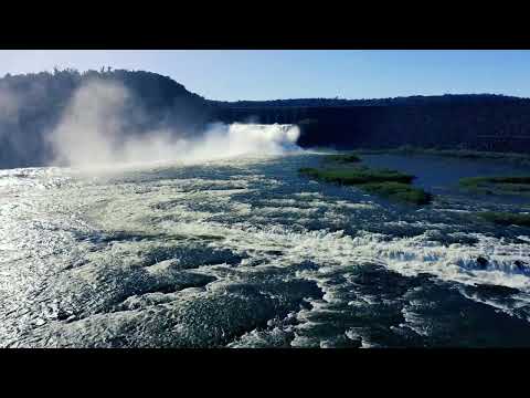 Vôo na Barragem da Usina Salto Santiago - Saudade do Iguaçu PR