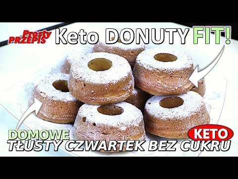 Keto donaty na Tłusty Czwartek 🍩 Bez cukru | Keto & Low Carb