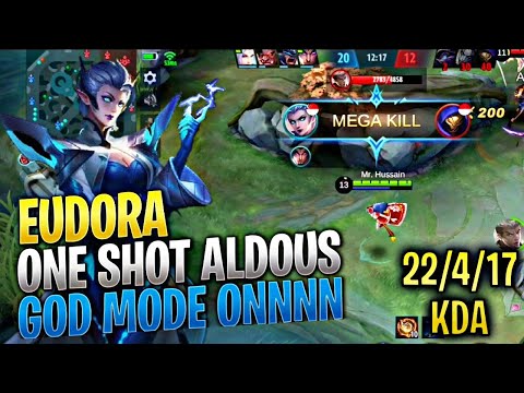 WOW! I USED THIS OP BUILD TO ONE SHOT ALDOUS | REVAMPED EUDORA GAMEPLAY #5 | MR HUSSAIN