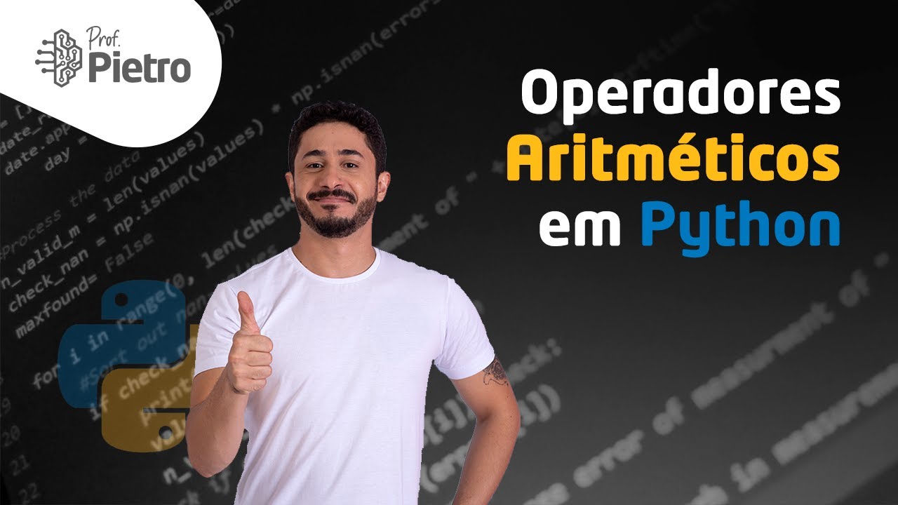 Operadores e expressões aritméticas [Curso de Python: Aula 7]