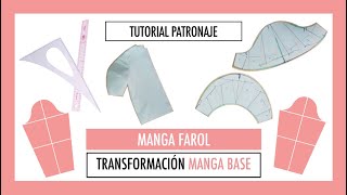 #6 Patronaje manga farol