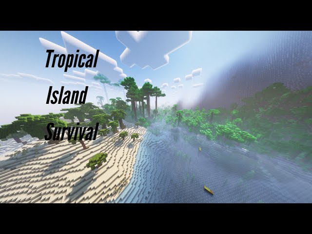 Tropical islands survival Minecraft Map