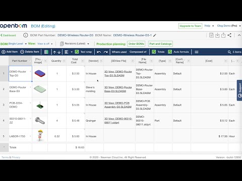 Bill of Materials 101: How To Start Using OpenBOM In 3 Steps