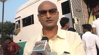 दुल्हन गंगापार के फिल्म के सेट पर अवधेश मिश्रा का इंटरव्यू video