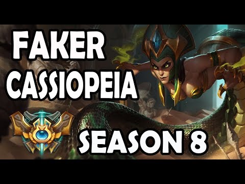 SKT T1 Faker Cassiopeia vs Galio - Ranked Challenger Korea