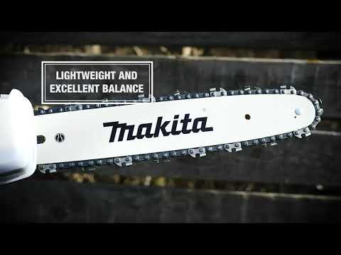 Makita akumuliatorinė aukštapjovė DUA300Z, 2x18V, 30 cm, be akumuliatoriaus ir kroviklio video