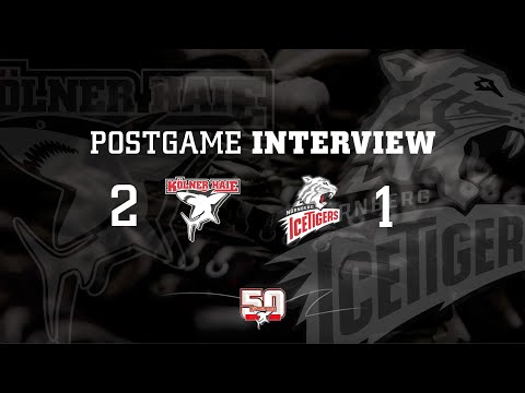 Postgame-Interview Kölner Haie – Nürnberg Ice Tigers (2:1) // 29.01.2023