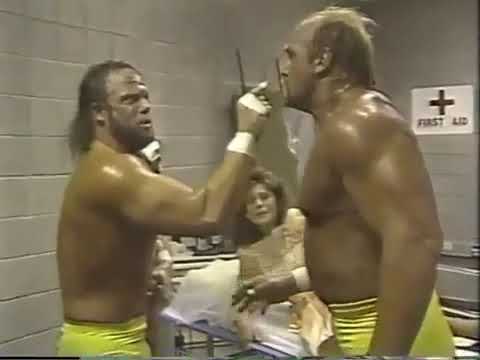 Mega Powers vs Twin Towers - Savage & Hogan vs. Akeem & Highlights