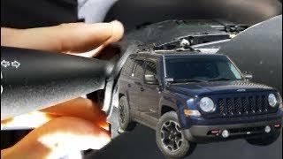 Jeep Patriot Multi Function Switch Replacement. 2007-2017 Patriot and Compass. Fog Light Flicker.