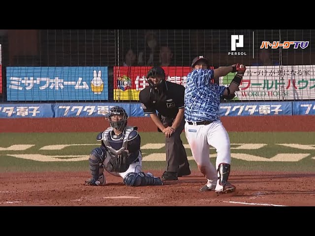 マリーンズ・井上 サイクル達成ならずも2発含む4安打4打点の大活躍