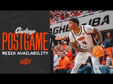 Cowboy Basketball Media Availability | Oklahoma State Postgame vs. Cal State Fullerton (12-21-2025)