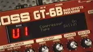 Video thumbnail for BOSS GT-6B Bass Effects Processor by Edgar Gzz