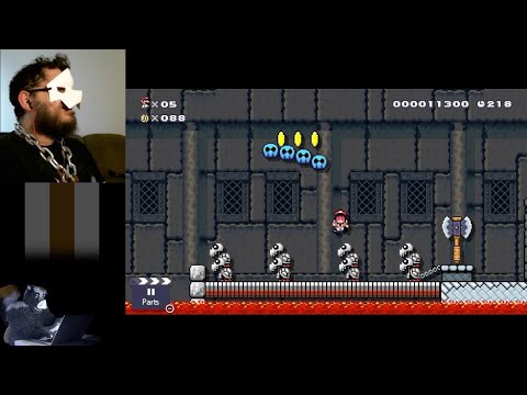 Mario Maker 2 Story Mode stream - 14 - Feeling the burn