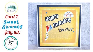 Card 7 | Sweet Summer  ~ July 2024 card kit @LoveFromLiziChannel
