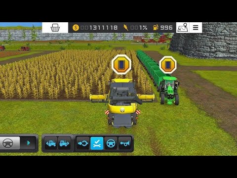 FS 16 . Time lapse . EP 18 . My Harvesting Tricks.