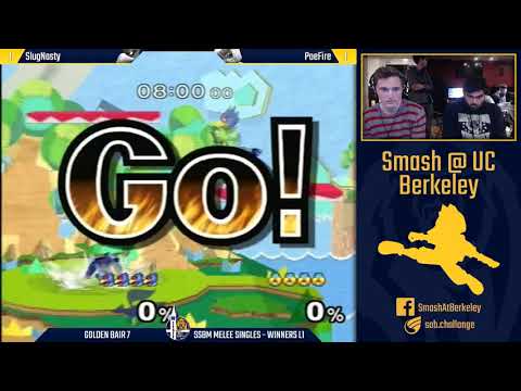 Golden Bair 7 - Melee Singles Losers Round 1: Poefire vs Slugnasty
