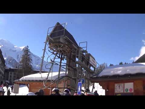 Risalita integrale skilift Montagner "Samaran" - Chamonix Mont Blanc / Téléski / Skidlift / 滑雪缆车