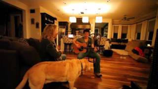 Rehearsing "Sawmill" (accompanied by the dogs)