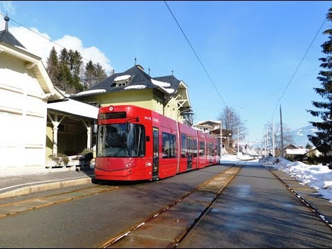 Cab view Line  STB : Fulpmes - Innsbruck Hauptbahnhof.