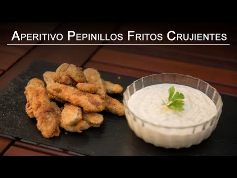 Pepinillos Fritos Crujientes o Fried Dill Pickles