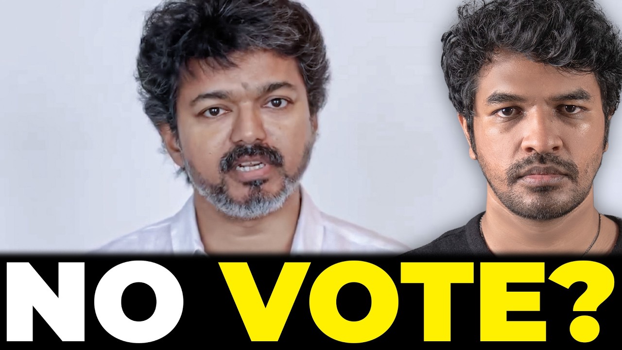 No Vote? 🤯 TVK Vijay’s SIR Video Explained! | Madan Gowri | MG Squad 🖖🏻