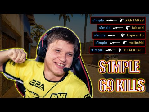 S1MPLE 69 KILLS HIGHLIGHTS!