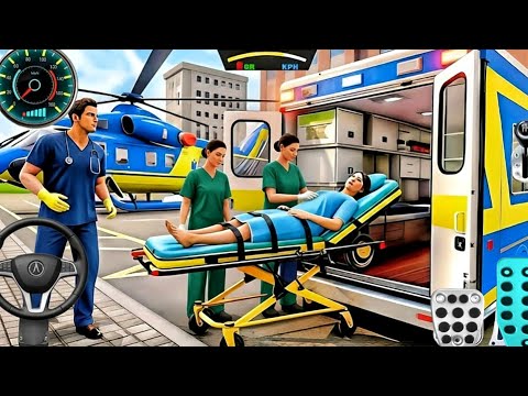 New Ambulance City Rescue Simulator - 911 US Emergency Ambulance Driving 3D Game! Android Gameplay