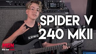 Video thumbnail for Line 6 Spider V 240 MkII 2x12 Combo Demo & Review by Music Gear Network