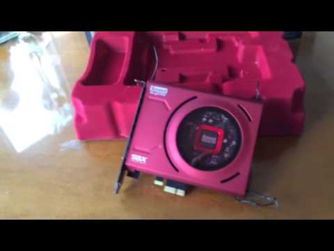 Creative Sound Blaster Z "unboxing" overview.