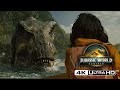 T Rex Attacks The Raft Scene Jurassic World Rebirth HD 4KK