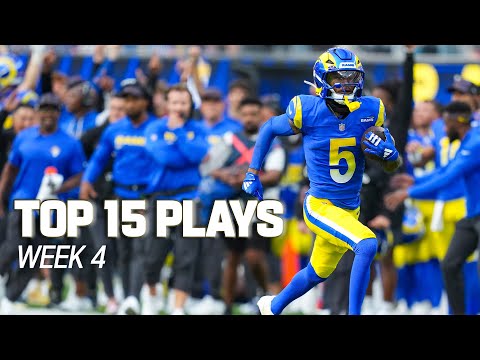Top 15 Plays of Week 4 | 2025 NFL Season